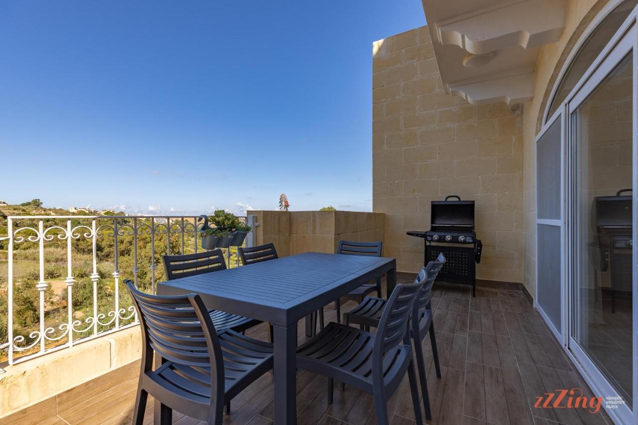 Gozo - Apartment With Stunning Views & Shared Pool ซากฮรา ภายนอก รูปภาพ