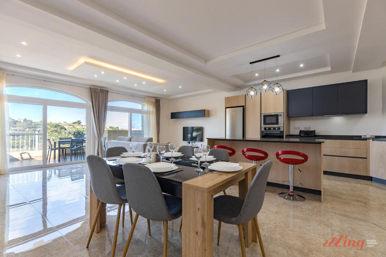 Gozo - Apartment With Stunning Views & Shared Pool ซากฮรา ภายนอก รูปภาพ