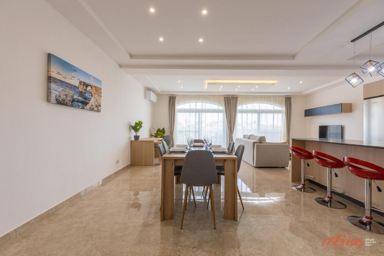 Gozo - Apartment With Stunning Views & Shared Pool ซากฮรา ภายนอก รูปภาพ
